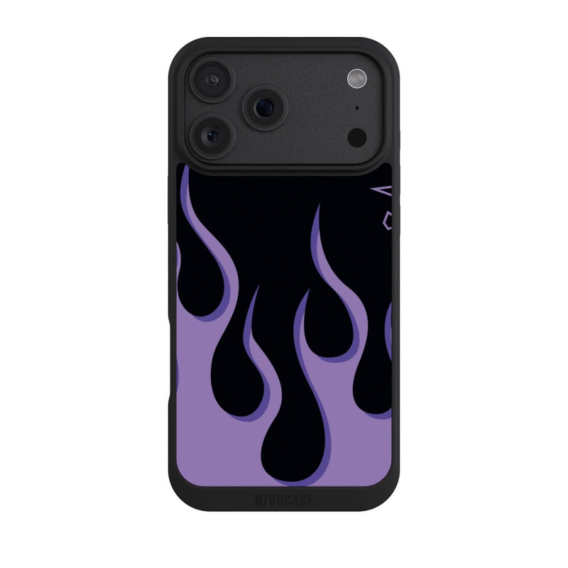 iPhone 18 Pro Max NIVOpure Violette Flammen