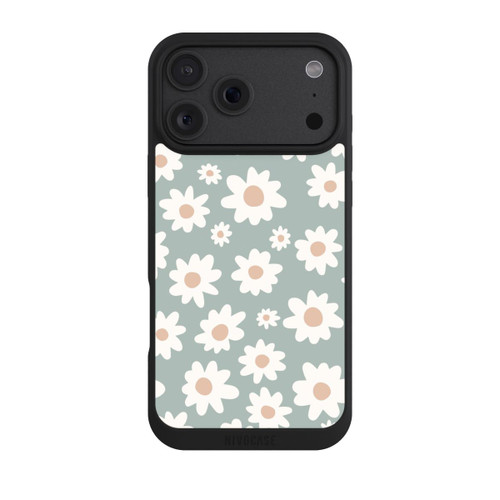 Apple iPhone 18 Pro Max NIVOpure Gänseblümchen Muster grün