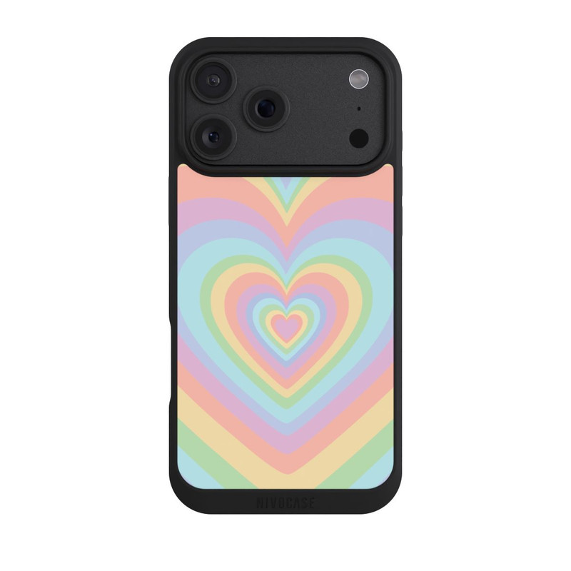 iPhone 18 Pro Max NIVOpure Cœur Arc-en-ciel