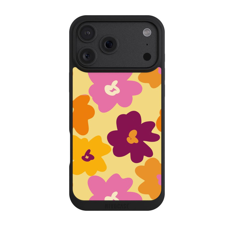 iPhone 18 Pro Max NIVOpure Fleurs Colorées Rétro