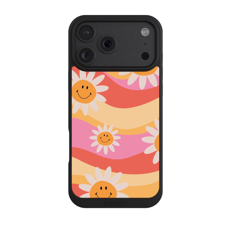 iPhone 18 Pro Max NIVOpure Retro Smiles Orange Colorful