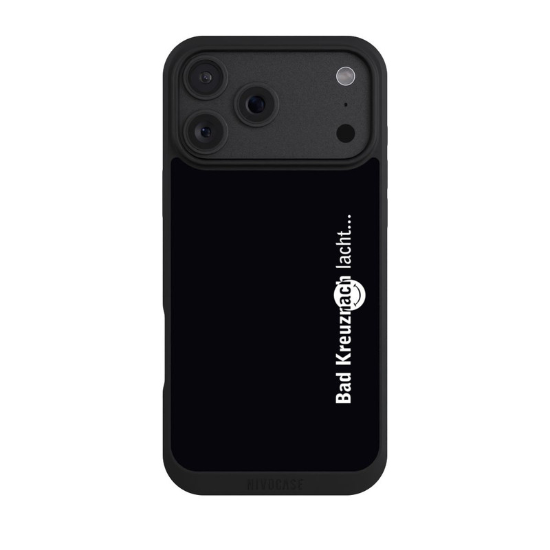 iPhone 18 Pro Max NIVOpure Bad Kreuznach Lacht Logo Vertikal