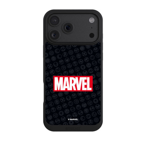 Apple iPhone 18 Pro Max NIVOpure Marvel Logo Noir Rouge