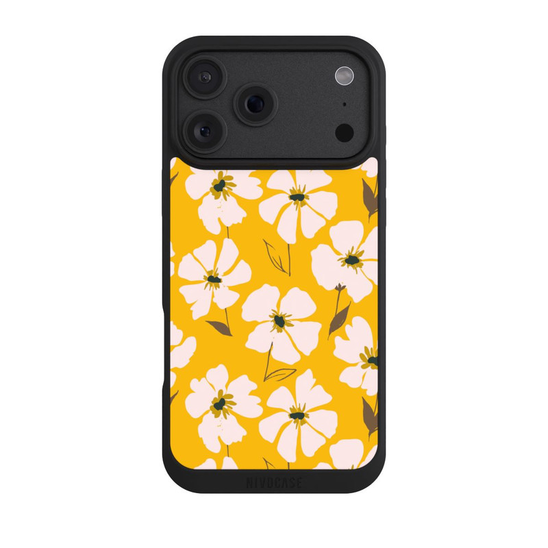 iPhone 18 Pro Max NIVOpure Prairie Fleurie Ocre Jaune