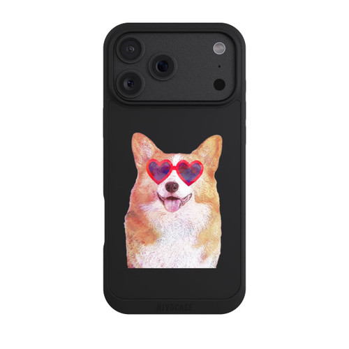 Apple iPhone 18 Pro Max NIVOpure Corgi Mignon Fond Transparent