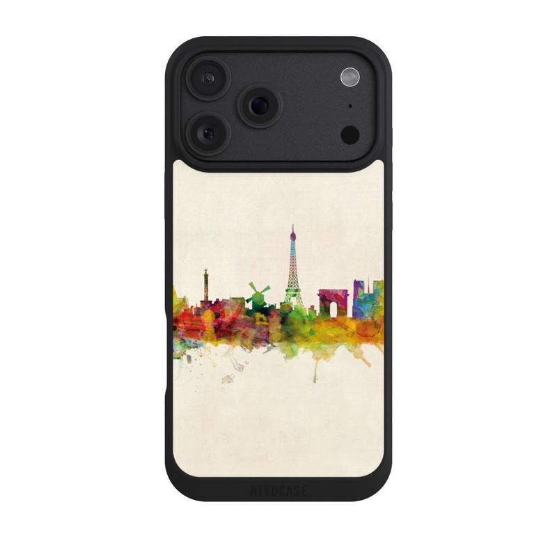 iPhone 18 Pro Max NIVOpure Arrière-plan vintage de l'horizon de Paris