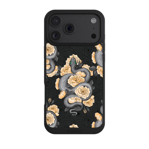 Apple iPhone 18 Pro Max NIVOpure Serpent et fleur jaune
