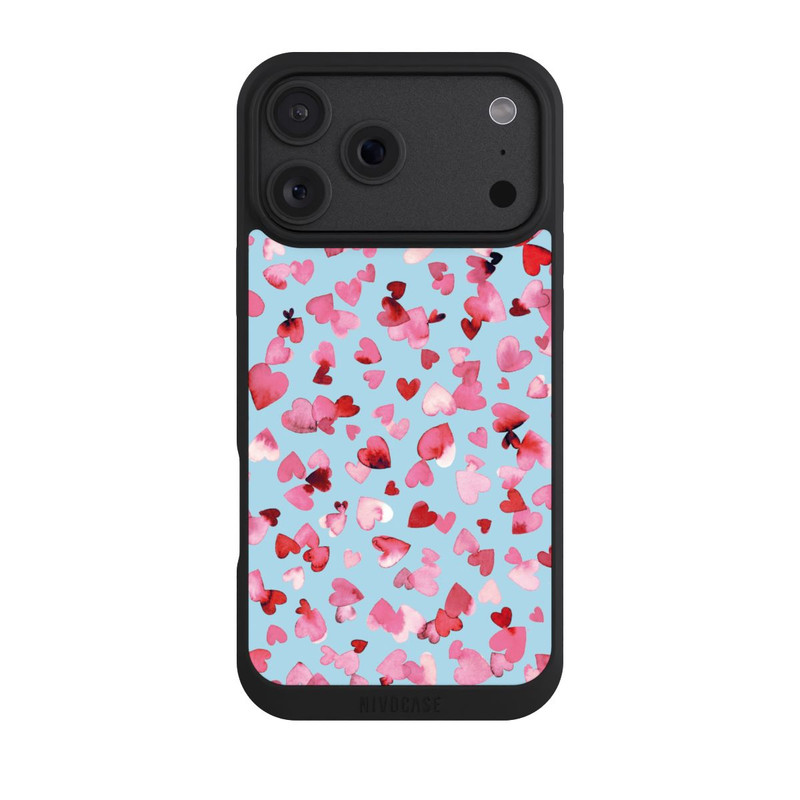iPhone 18 Pro Max NIVOpure Valentinstagsherzen in rosa blau