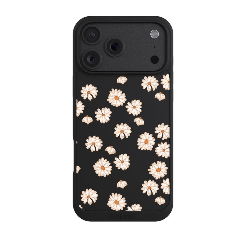 iPhone 18 Pro Max NIVOpure Fond Flower Power blanc