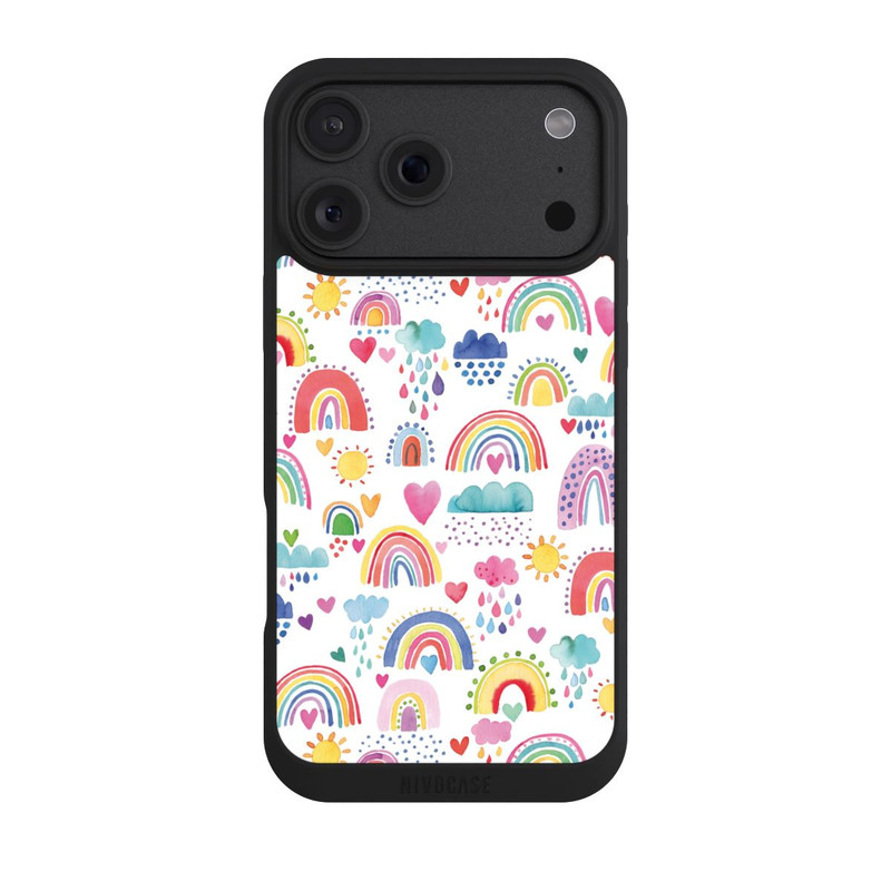iPhone 18 Pro Max NIVOpure Schöne Regenbogen-Multi-Rot