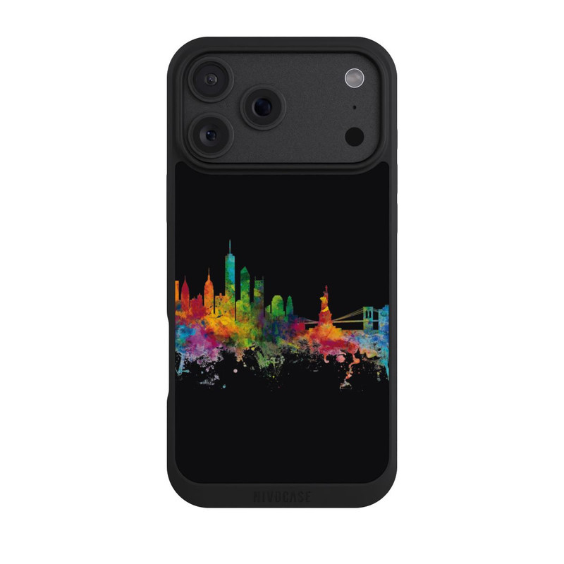 iPhone 18 Pro Max NIVOpure Ligne d'horizon de New York Noir