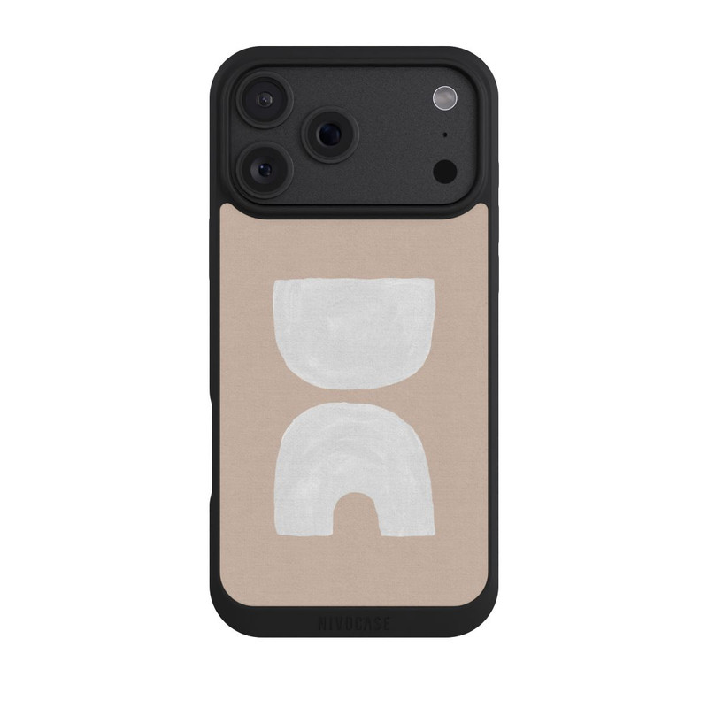 iPhone 18 Pro Max NIVOpure Art moderne brun du milieu du siècle