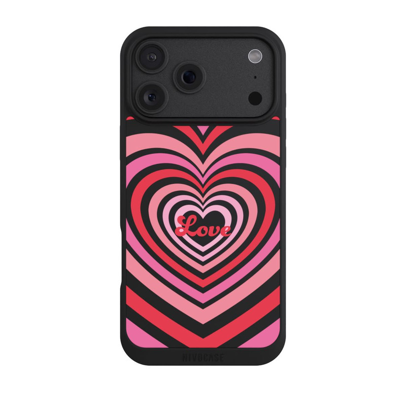 iPhone 18 Pro Max NIVOpure Amour, nuances rouges