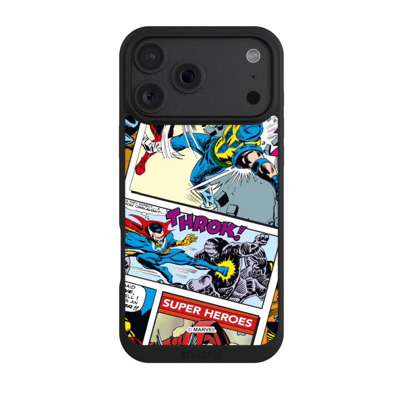 iPhone 18 Pro Max NIVOpure Marvel Retro Comic Blue