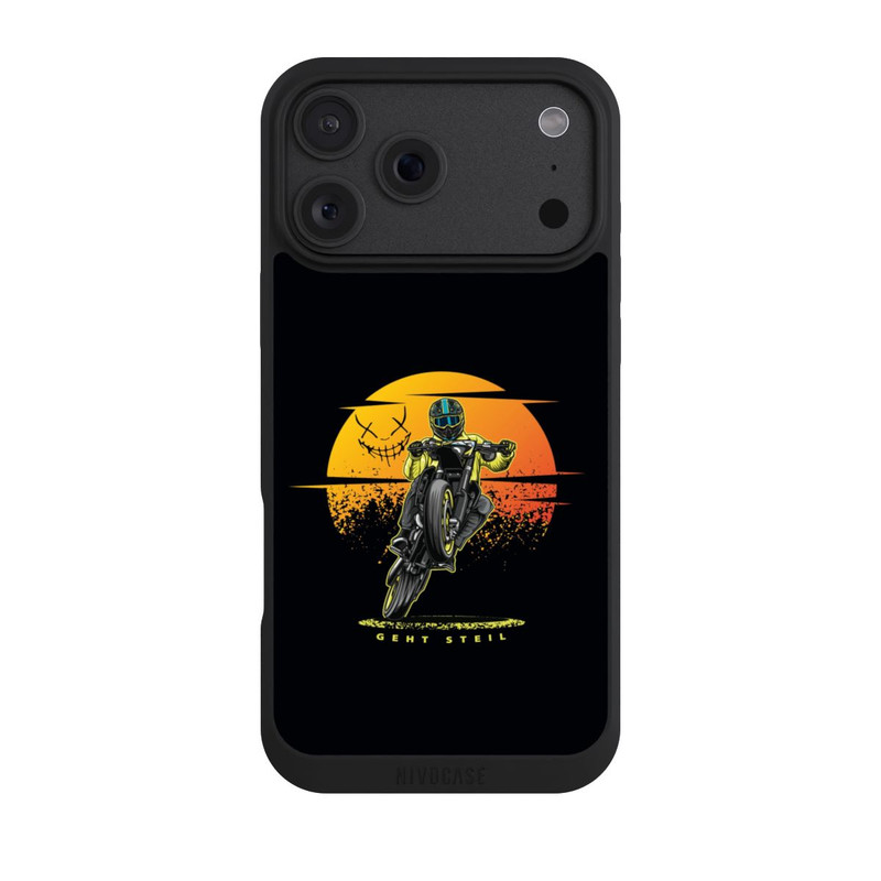 iPhone 18 Pro Max NIVOpure Sonnenuntergang Wheelie