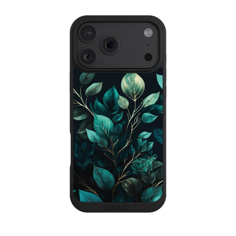 iPhone 18 Pro Max NIVOpure Eucalyptus Fond Sombre avec IA