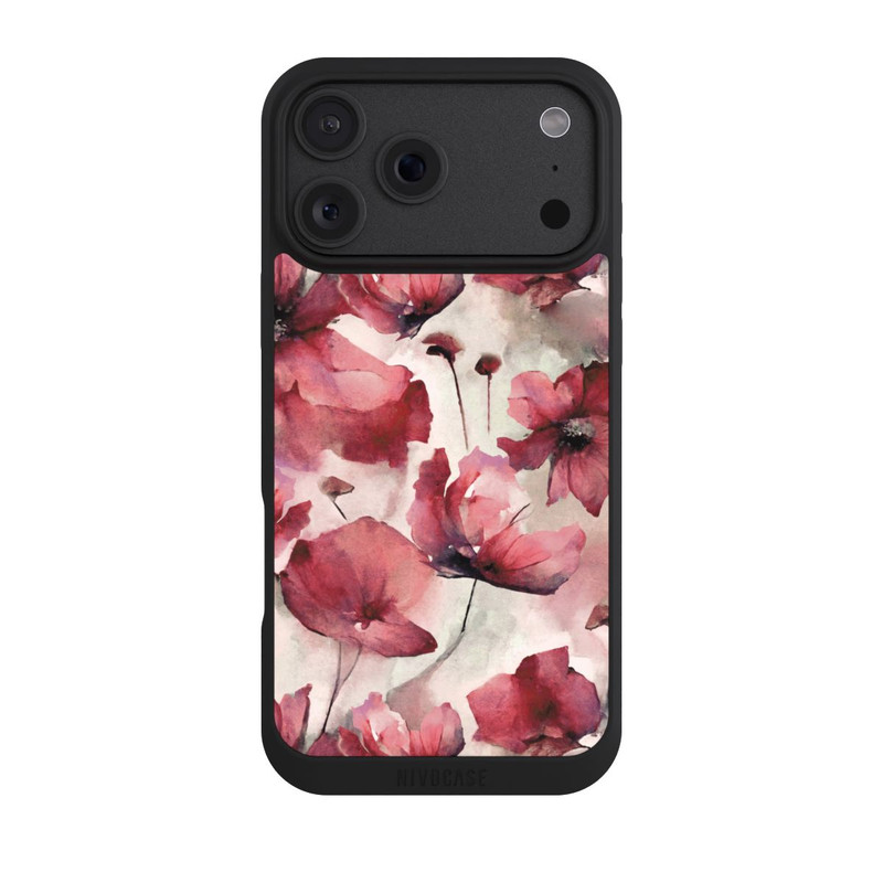 iPhone 18 Pro Max NIVOpure Coquelicots sauvages avec IA