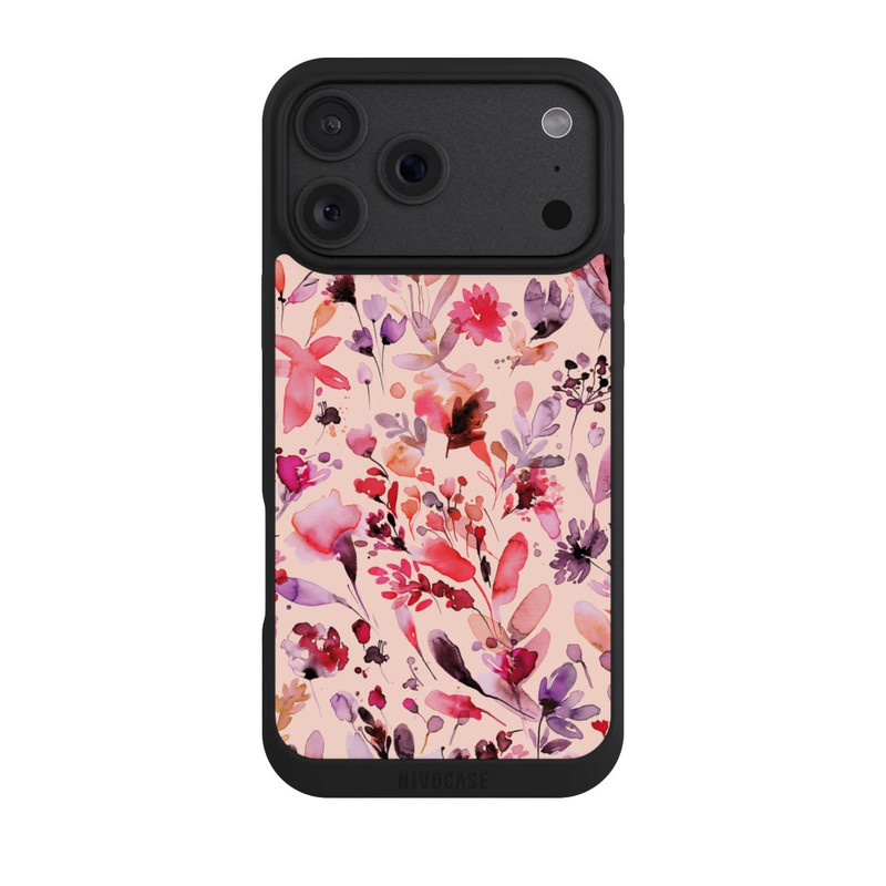 iPhone 18 Pro Max NIVOpure Künstlerische Blumen Viva Magenta
