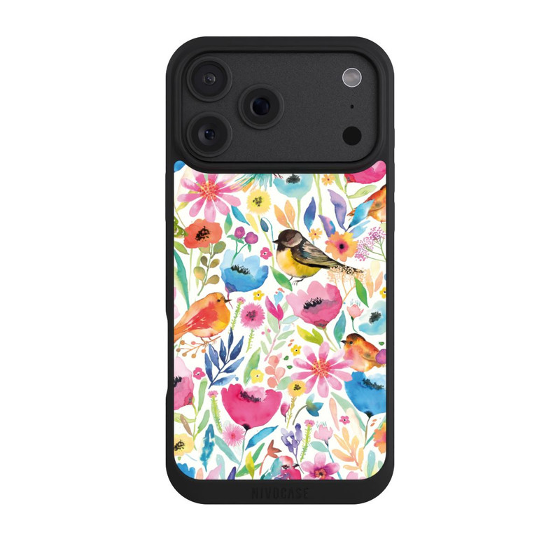 iPhone 18 Pro Max NIVOpure Oiseaux et fleurs fantaisistes