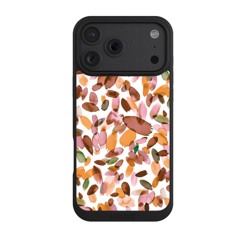 iPhone 18 Pro Max NIVOpure Watercolor Petal Stains Orange