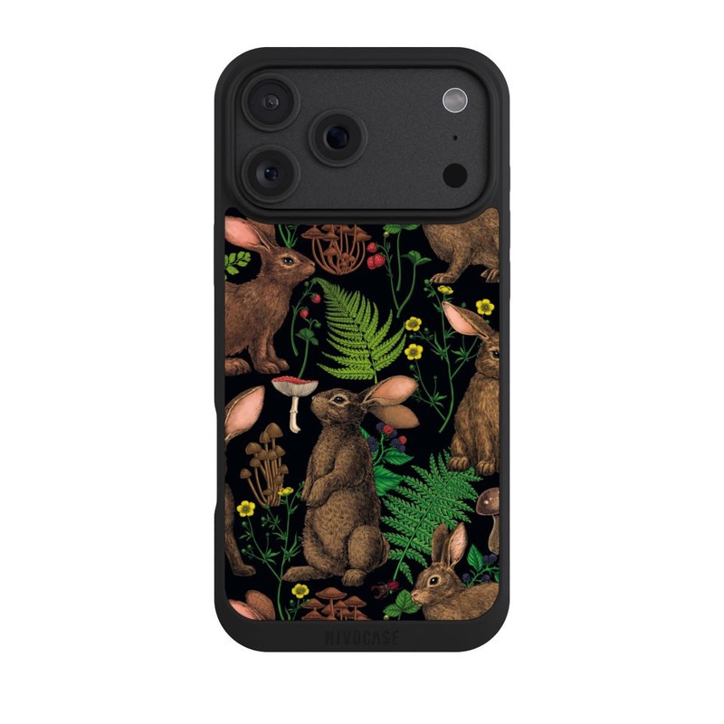 iPhone 18 Pro Max NIVOpure Rabbits and Woodland Flora