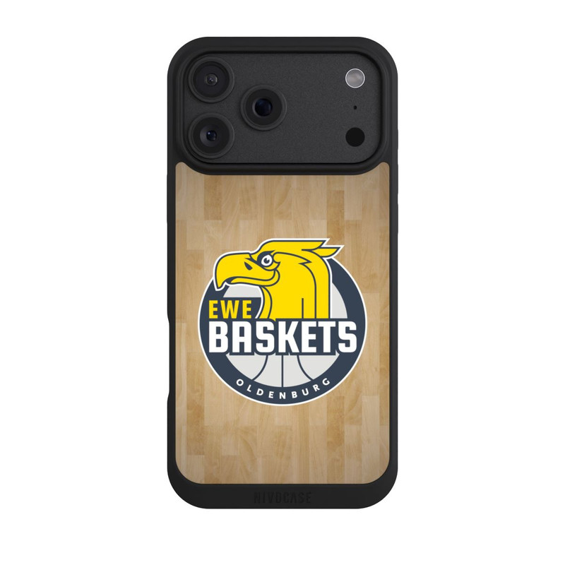 iPhone 18 Pro Max NIVOpure EWE Baskets Logo Parkett