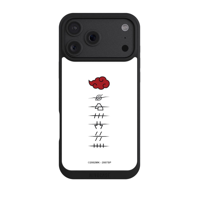iPhone 18 Pro Max NIVOpure Akatsuki Mitgliedersymbole Weiß