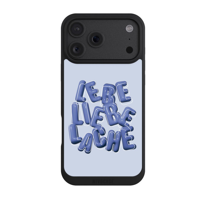 iPhone 18 Pro Max NIVOpure Lebe Liebe Lache Blue