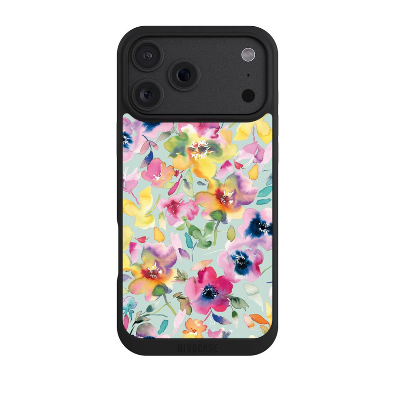 iPhone 18 Pro Max NIVOpure Artistique été floral psychédélique