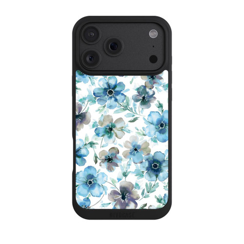 Apple iPhone 18 Pro Max NIVOpure Motif de fleurs bleues Tendance
