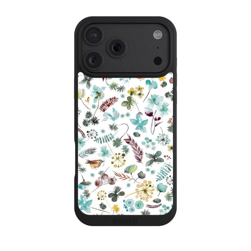 iPhone 18 Pro Max NIVOpure Papillon botanique Nature Bleu
