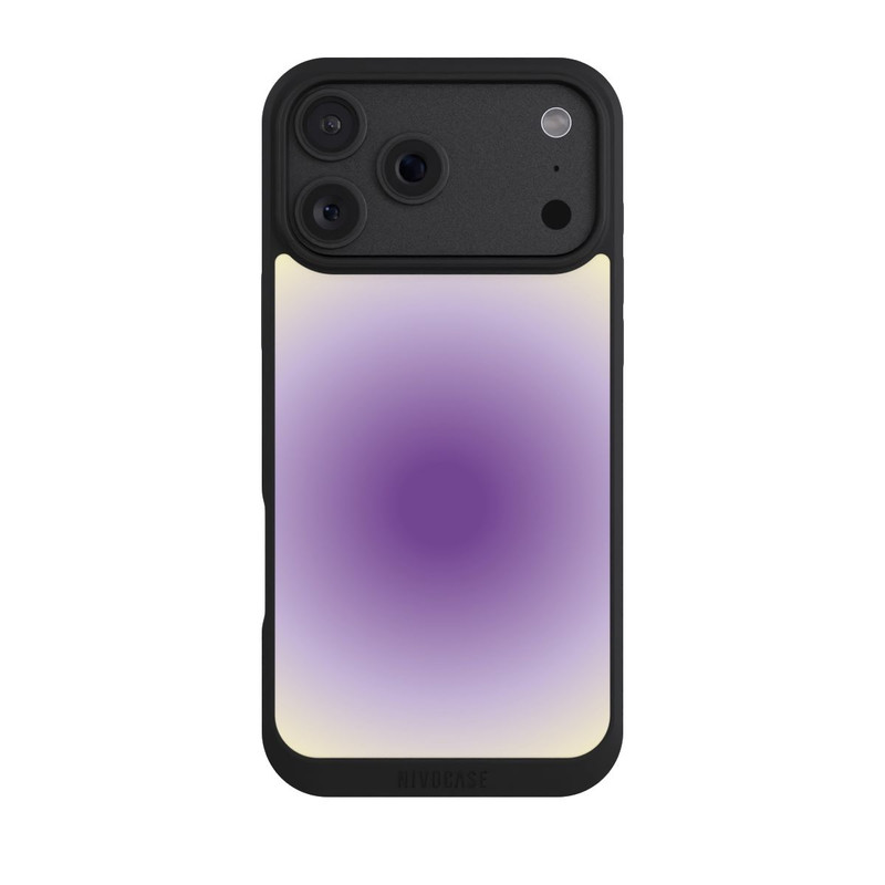 iPhone 18 Pro Max NIVOpure Aura Violet Jaune Cercle