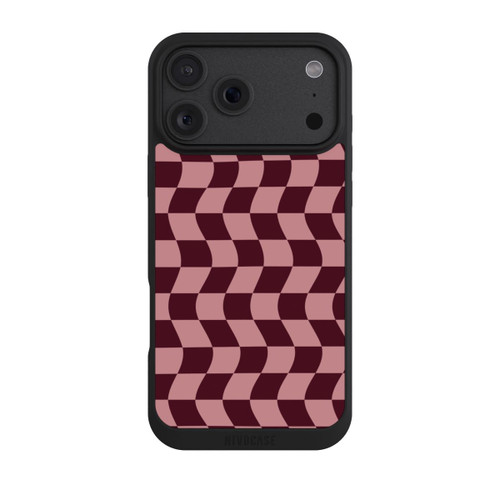 Apple iPhone 18 Pro Max NIVOpure Schachbrett Rot-Rosa