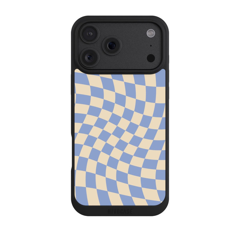 iPhone 18 Pro Max NIVOpure Échiquier bleu