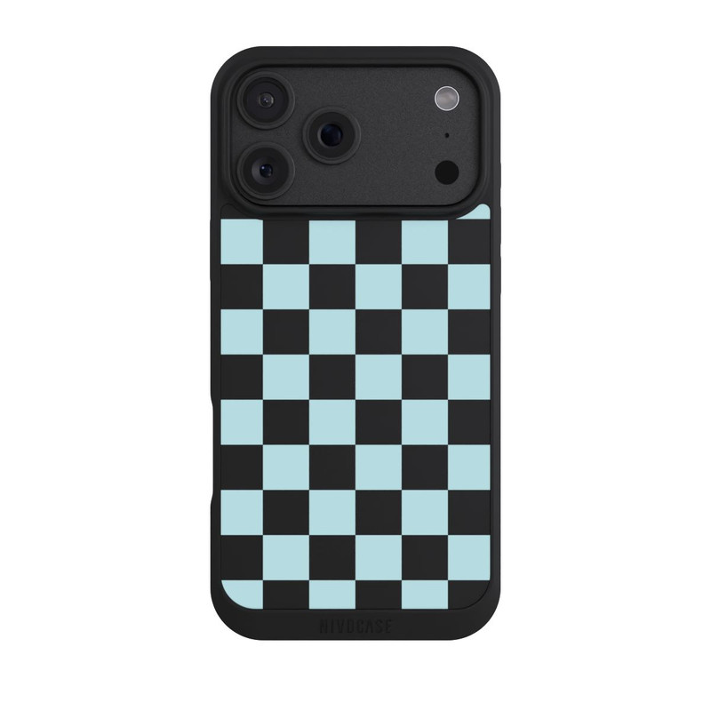 iPhone 18 Pro Max NIVOpure Carreaux bleus souples