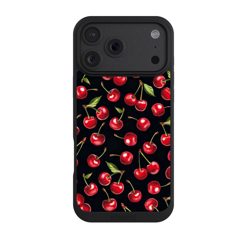 iPhone 18 Pro Max NIVOpure Motif de baies noir avec IA