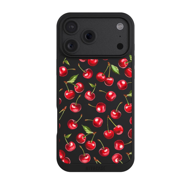 iPhone 18 Pro Max NIVOpure Cherry Pattern Transparent With AI