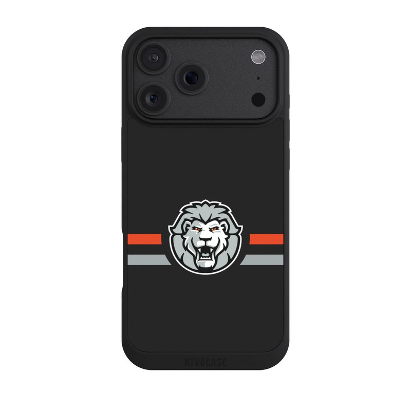 iPhone 18 Pro Max NIVOpure Löwen Logo and Stripes