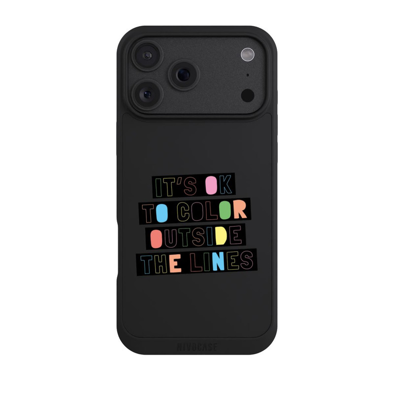 iPhone 18 Pro Max NIVOpure Color Outside The Line Transparent