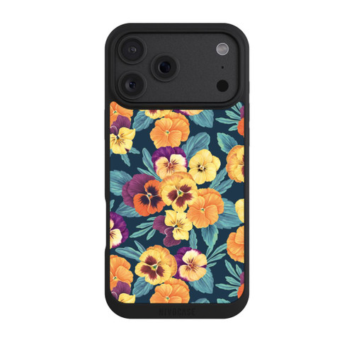 Apple iPhone 18 Pro Max NIVOpure Pansies on Navy