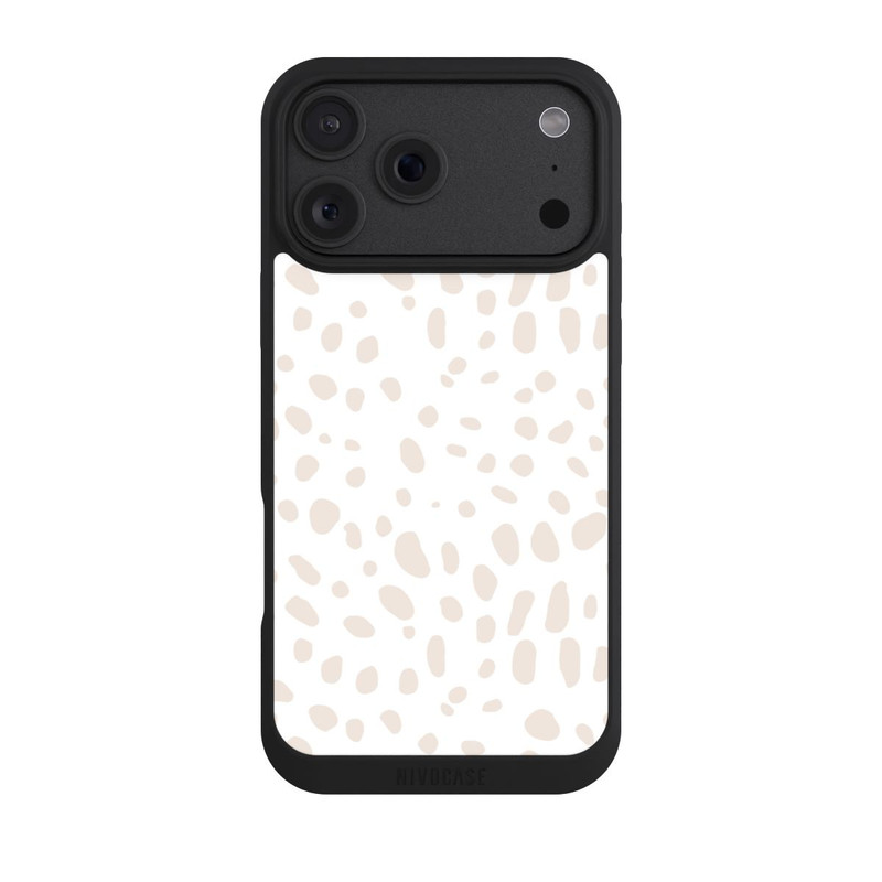 iPhone 18 Pro Max NIVOpure Motif Tigre Beige Blanc