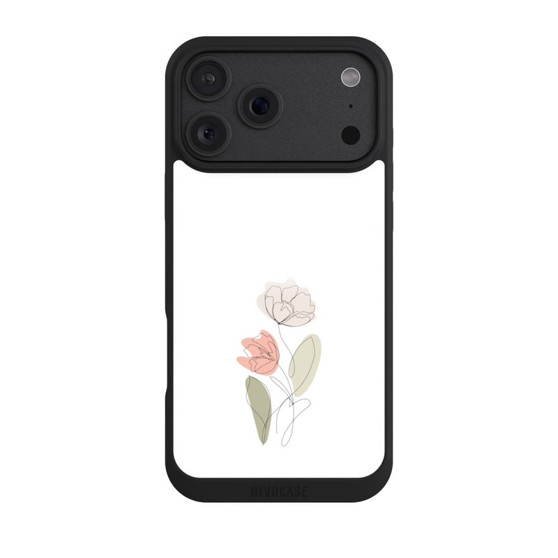 iPhone 18 Pro Max NIVOpure Dessin Au Trait Fleur Vert