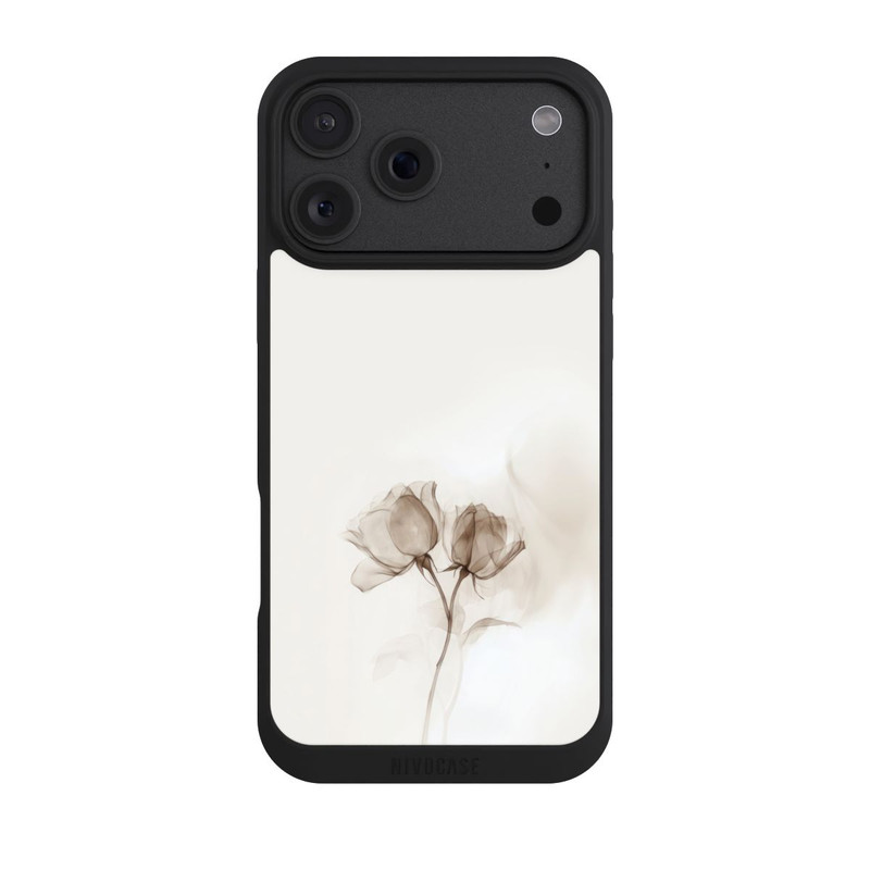 iPhone 18 Pro Max NIVOpure Braune Rose Blume Nebel