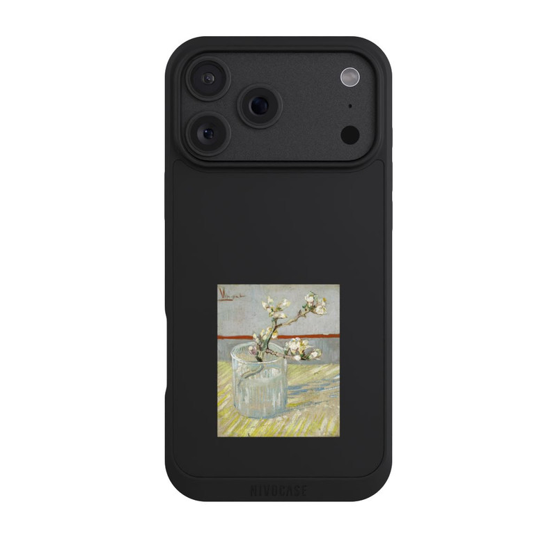 iPhone 18 Pro Max NIVOpure Branche d'amandier en fleurs dans un verre de Vincent van Gogh