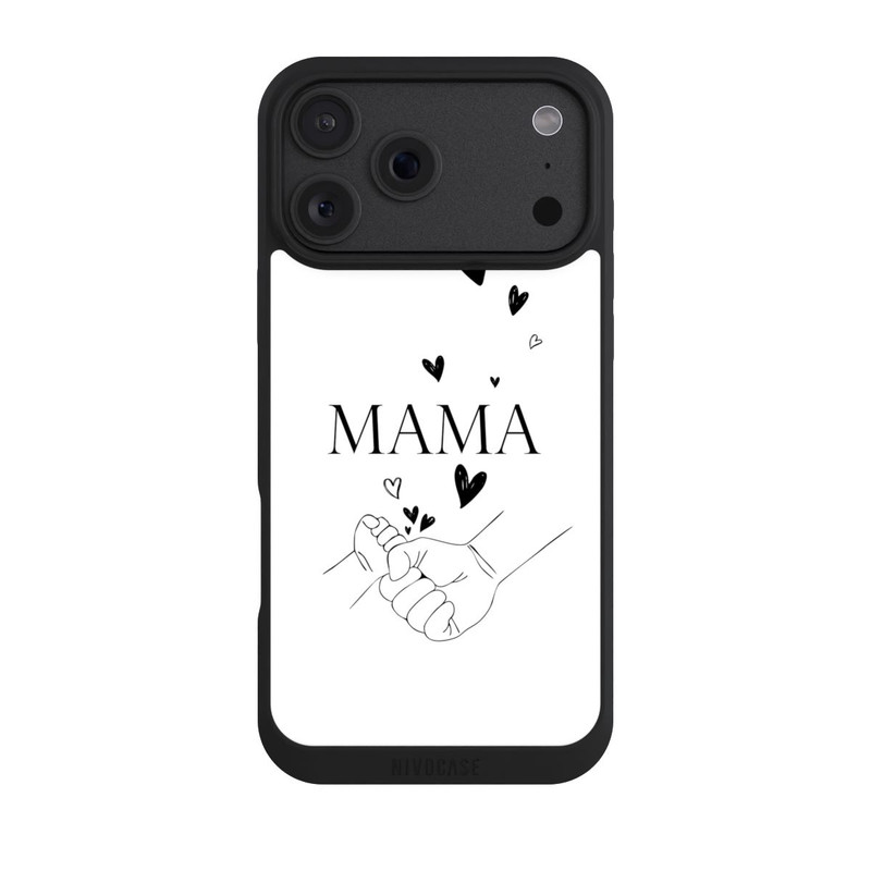 iPhone 18 Pro Max NIVOpure Mothers Day Line Art Hands Black and White