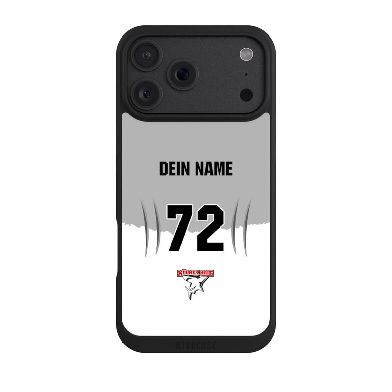iPhone 18 Pro Max NIVOpure Kölner Haie Trikotmotiv Personalisierbar