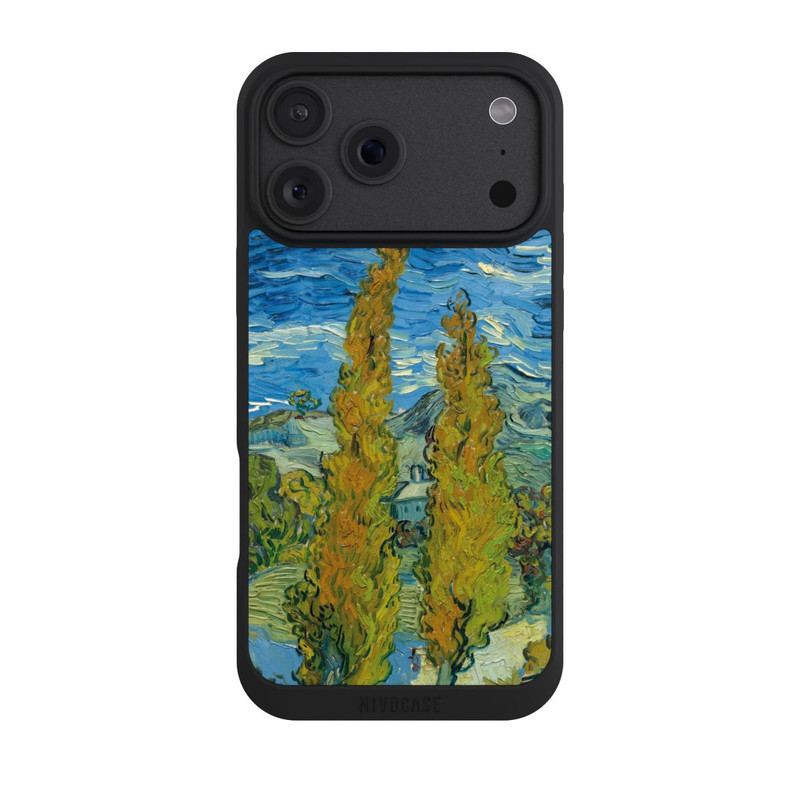 iPhone 18 Pro Max NIVOpure Two Poplars in the Alpilles near Saint-Rémy by Van Gogh