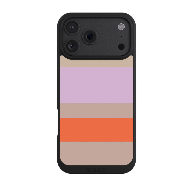 iPhone 18 Pro Max NIVOpure Moca Lila Orange Stripes