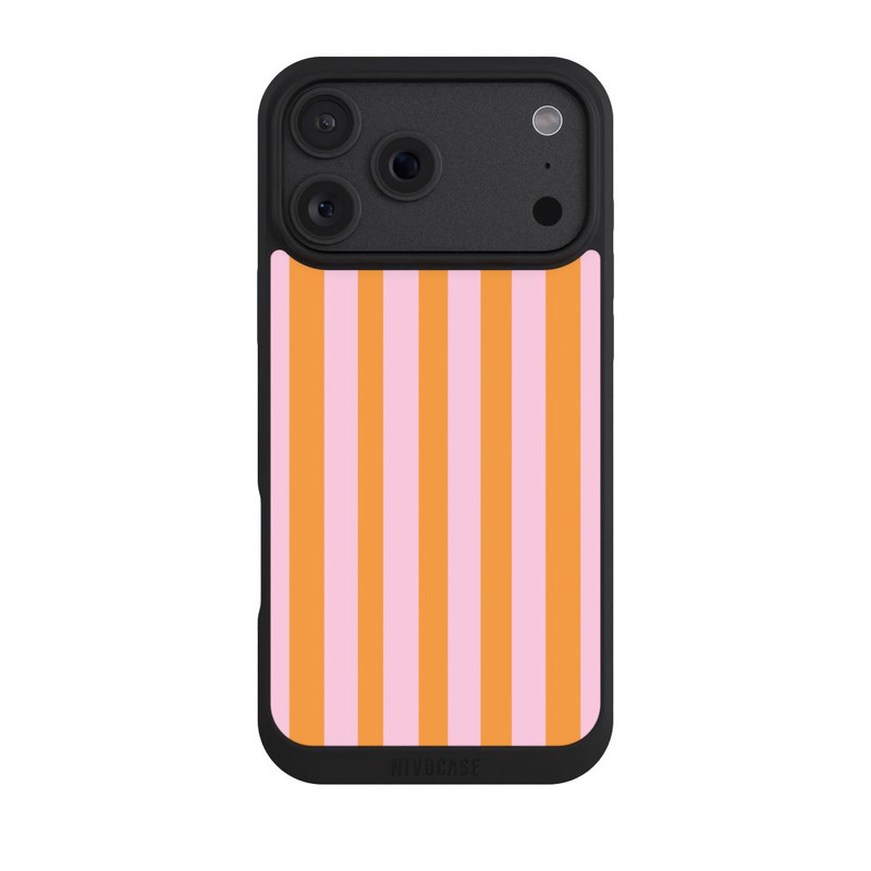iPhone 18 Pro Max NIVOpure Orange Rosa Streifen