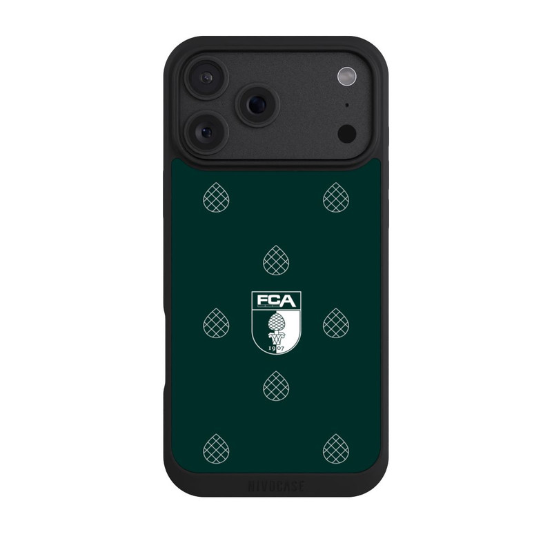 iPhone 18 Pro Max NIVOpure FCA Muster Zirbelnuss Grün